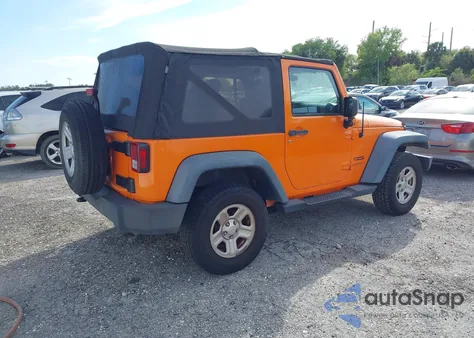 2013 Jeep Wrangler Sport from USA, damaged, VIN 1C4AJWAG2DL559294